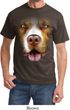 Mens Pit Bull Shirt Big Pit Bull Face Tee T-Shirt