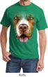 Mens Pit Bull Shirt Big Pit Bull Face Tee T-Shirt