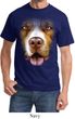 Mens Pit Bull Shirt Big Pit Bull Face Tee T-Shirt