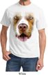 Mens Pit Bull Shirt Big Pit Bull Face Tee T-Shirt