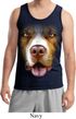 Mens Pit Bull Tanktop Big Pit Bull Face Tank Top