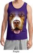 Mens Pit Bull Tanktop Big Pit Bull Face Tank Top