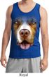 Mens Pit Bull Tanktop Big Pit Bull Face Tank Top