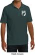 Mens Pow Mia Pocket Print Pique Polo Shirt