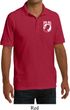 Mens Pow Mia Pocket Print Pique Polo Shirt