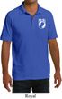 Mens Pow Mia Pocket Print Pique Polo Shirt