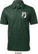 Mens Pow Mia Pocket Print Textured Polo Shirt