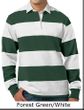 Mens Sport Tek ST301 Long Sleeve Rugby Polo Shirt
