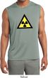 Mens Radioactive Triangle Sleeveless Moisture Wicking Tee T-Shirt