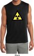 Mens Radioactive Triangle Sleeveless Moisture Wicking Tee T-Shirt