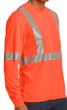 Mens CS401LS Reflective Tape High Visibility Long Sleeve Shirt