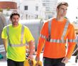 Mens CS401LS Reflective Tape High Visibility Long Sleeve Shirt