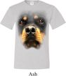 Mens Rottweiler Shirt Big Rottweiler Face Tall Tee T-Shirt
