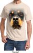 Mens Rottweiler Shirt Big Rottweiler Face Tee T-Shirt