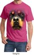 Mens Rottweiler Shirt Big Rottweiler Face Tee T-Shirt