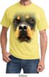 Mens Rottweiler Shirt Big Rottweiler Face Tee T-Shirt