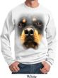 Mens Rottweiler Sweatshirt Big Rottweiler Face Sweat Shirt