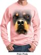 Mens Rottweiler Sweatshirt Big Rottweiler Face Sweat Shirt