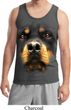 Mens Rottweiler Tanktop Big Rottweiler Face Tank Top