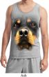 Mens Rottweiler Tanktop Big Rottweiler Face Tank Top