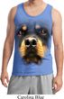 Mens Rottweiler Tanktop Big Rottweiler Face Tank Top