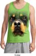 Mens Rottweiler Tanktop Big Rottweiler Face Tank Top