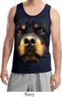 Mens Rottweiler Tanktop Big Rottweiler Face Tank Top