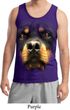 Mens Rottweiler Tanktop Big Rottweiler Face Tank Top