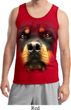 Mens Rottweiler Tanktop Big Rottweiler Face Tank Top