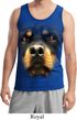 Mens Rottweiler Tanktop Big Rottweiler Face Tank Top
