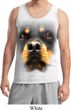 Mens Rottweiler Tanktop Big Rottweiler Face Tank Top