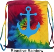Mens Sailing Bag Blue Anchor Tie Dye Bag