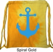Mens Sailing Bag Blue Anchor Tie Dye Bag