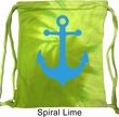 Mens Sailing Bag Blue Anchor Tie Dye Bag