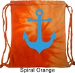 Mens Sailing Bag Blue Anchor Tie Dye Bag