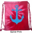 Mens Sailing Bag Blue Anchor Tie Dye Bag