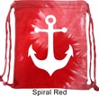 Mens Sailing Bag White Anchor Tie Dye Bag