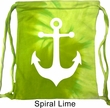 Mens Sailing Bag White Anchor Tie Dye Bag