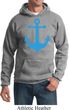 Mens Sailing Hoodie Blue Anchor Hoody