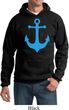 Mens Sailing Hoodie Blue Anchor Hoody