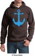 Mens Sailing Hoodie Blue Anchor Hoody