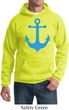 Mens Sailing Hoodie Blue Anchor Hoody