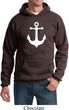 Mens Sailing Hoodie White Anchor Hoody