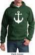 Mens Sailing Hoodie White Anchor Hoody