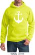 Mens Sailing Hoodie White Anchor Hoody