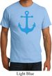 Mens Sailing Shirt Blue Anchor Organic Tee T-Shirt