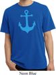 Mens Sailing Shirt Blue Anchor Pigment Dyed Tee T-Shirt