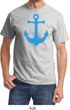 Mens Sailing Shirt Blue Anchor Tee T-Shirt