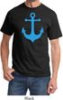 Mens Sailing Shirt Blue Anchor Tee T-Shirt