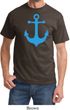 Mens Sailing Shirt Blue Anchor Tee T-Shirt